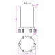 Подвесная люстра Myfar Alex MR2171-6P