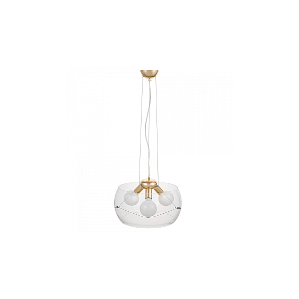 Подвесная люстра Lumina Deco Globo LDP 6018-400 PR+F.GD