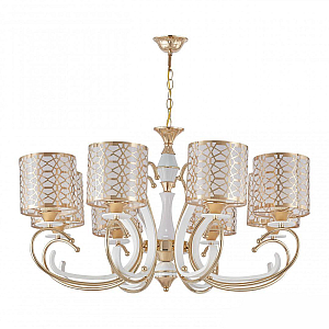 Подвесная люстра Arte Milano Florentia-1237 301237/8 Wh/Gd