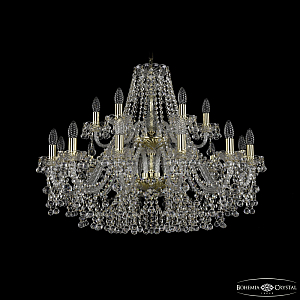 Подвесная люстра Bohemia Ivele Crystal 1409/12+6/300/2d G
