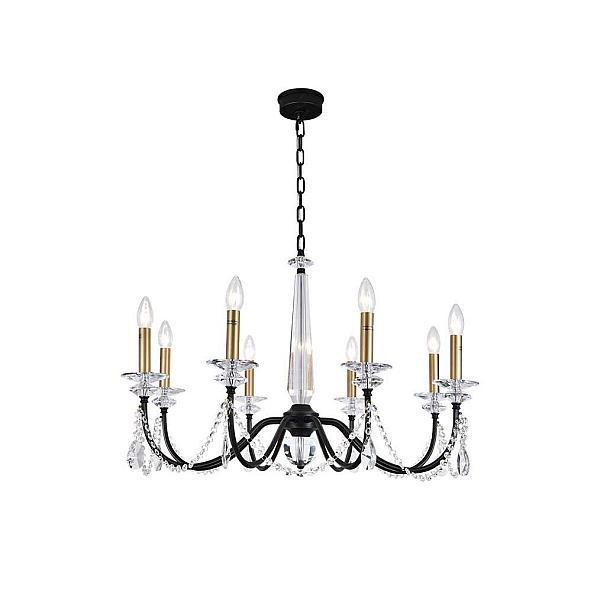 Подвесная люстра Newport 3978/C black+brass М0071829