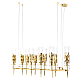 Подвесная люстра Crystal Lux Primavera SP10 Gold