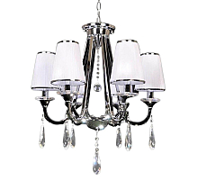 Подвесная люстра Lumina Deco Milesia LDP 8926-6 WT+CHR