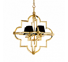Подвесная люстра Delight Collection Mandeville KM0728P-4M gold/black