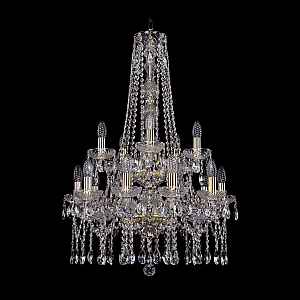 Подвесная люстра Bohemia Ivele Crystal 1413/10+5/200/h-87/2d G