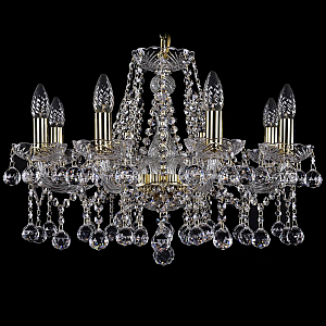 Подвесная люстра Bohemia Ivele Crystal 1413/8/200 G Balls