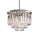 Подвесная люстра Delight Collection 1920s Odeon KR0387P-6 chrome/clear