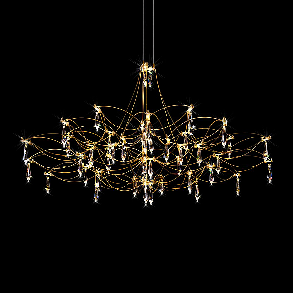 Подвесная люстра Loft IT Mira 10590/1000 Gold Asfour