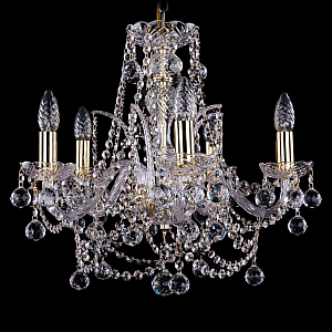 Подвесная люстра Bohemia Ivele Crystal 1411/5/160 G Balls