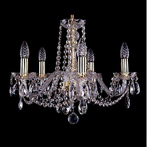 Подвесная люстра Bohemia Ivele Crystal 1402/5/160 G