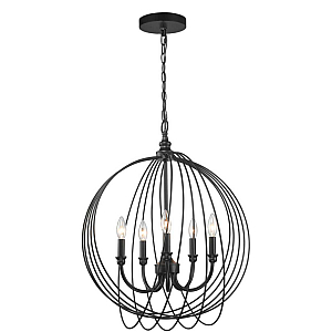 Подвесная люстра Toplight Dina TL1185H-05BK