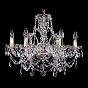 Подвесная люстра Bohemia Ivele Crystal 1411/6/195 G