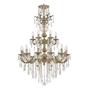 Подвесная люстра Bohemia Ivele Crystal Verona 72101/12+6/250/XL/2d B FP