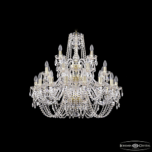 Подвесная люстра Bohemia Ivele Crystal 1402/16+8+4/300/3d G
