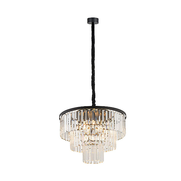 Подвесная люстра Nowodvorski Cristal M Black 7616
