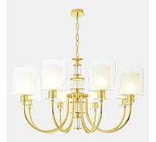 Подвесная люстра Crystal Lux ELENA SP8 GOLD