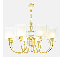 Подвесная люстра Crystal Lux ELENA SP8 GOLD