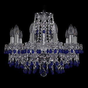 Подвесная люстра Bohemia Ivele Crystal 1410/10/160 Ni V3001