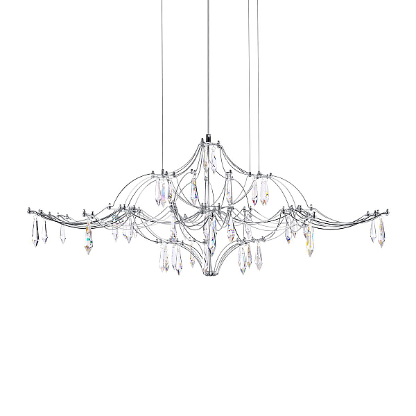 Подвесная люстра Loft IT Mira 10587/1000 Silver Asfour