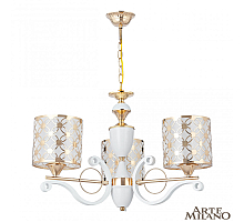 Подвесная люстра Arte Milano Florentia-3097 303097/3 Wh/Gd