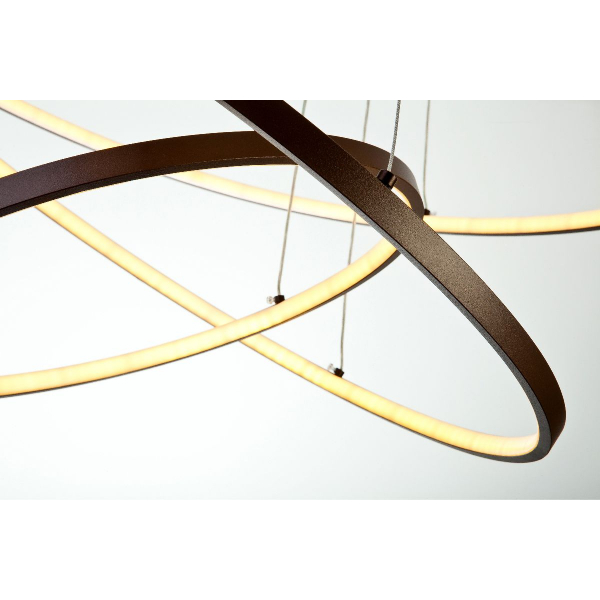 Подвесная люстра LED4U L5053-80-60-40 BR Подвесная люстра LED4U L5053-80-60-40 BR
