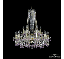 Подвесная люстра Bohemia Ivele Crystal 1410/12+6/240/h-74 G V7010