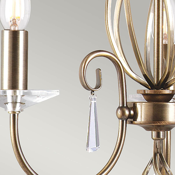 Подвесная люстра Elstead Lighting AG3-AGED-BRASS
