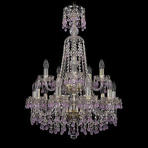 Подвесная люстра Bohemia Ivele Crystal 1410/10+5/195/XL-84/2d G V7010