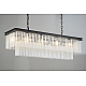 Подвесная люстра Delight Collection 1920s Odeon KR0387P-10C/P black/frost