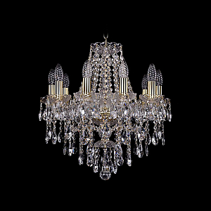 Подвесная люстра Bohemia Ivele Crystal 1415/10/165 G