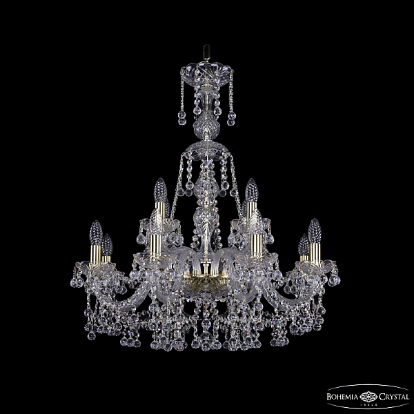 Подвесная люстра Bohemia Ivele 1409/8+4/240/XL-76 G