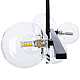 Подвесная светодиодная люстра Arte Lamp Saturn A7790SP-75BK