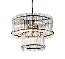 Подвесная люстра Delight Collection Ruby KG1112P-7 black/clear