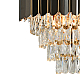 Подвесная люстра Natali Kovaltseva DARIAN II 81448/8C GOLD BLACK