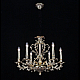 Подвесная люстра Lucia Tucci Firenze 1780.6 Antique Gold