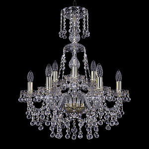 Подвесная люстра Bohemia Ivele Crystal 1409/6+3/195/XL-68 G