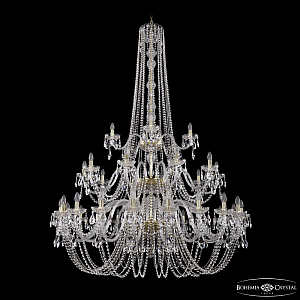 Подвесная люстра Bohemia Ivele Crystal 1402/20+10+5/530/h-206/3d G