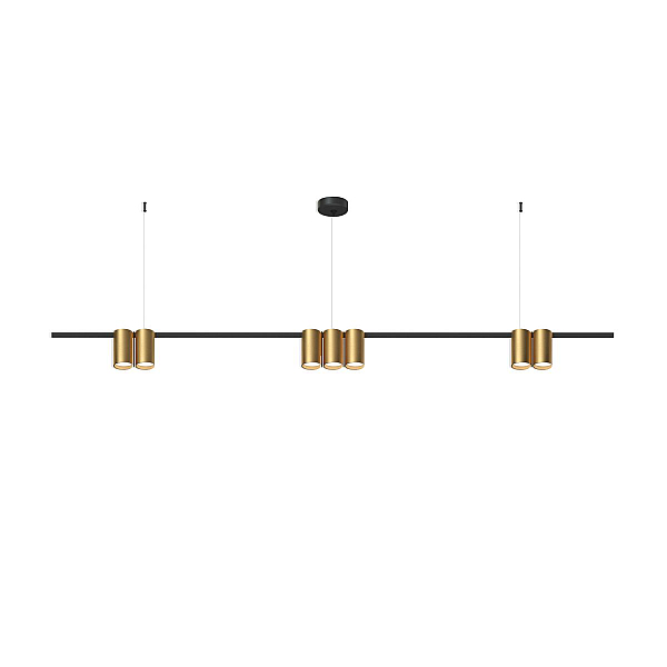 Подвесная люстра Denkirs Orbit DK4063-BK+SG