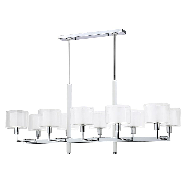 Подвесная люстра Crystal Lux Maestro SP-PL10 L1100 Chrome
