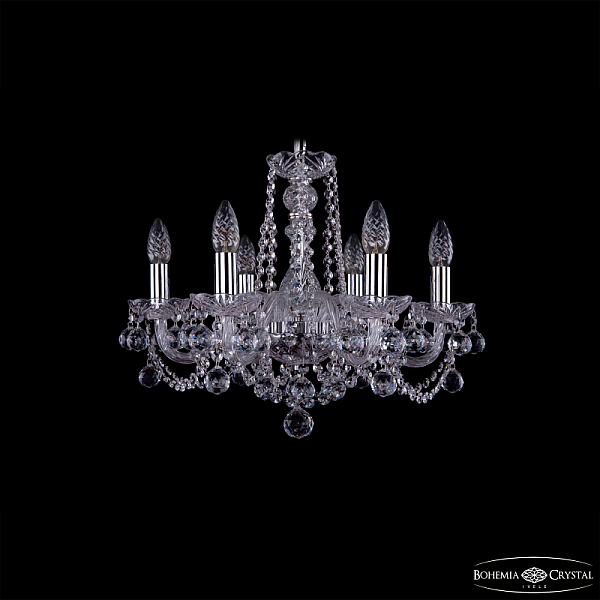 Подвесная люстра Bohemia Ivele Crystal 1402/6/160 Ni Balls