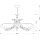 Подвесная люстра Kutek Casamia CAS-ZW-5 (P)
