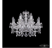 Подвесная люстра Bohemia Ivele Crystal 1411/8+4/195 Ni