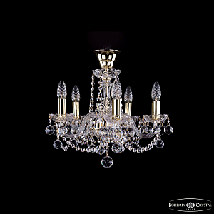 Подвесная люстра Bohemia Ivele Crystal 1402/5/141 G Balls tube