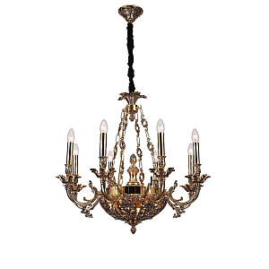 Подвесная люстра Lucia Tucci Firenze 1781.8.2 Antique Gold