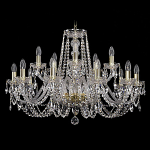 Подвесная люстра Bohemia Ivele Crystal 1402/10+5/300 G