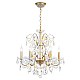 Подвесная люстра Crystal Lux Odelis SP6 Gold
