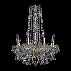 Подвесная люстра Bohemia Ivele Crystal 1409/8/141/h-59 G