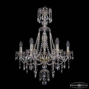 Подвесная люстра Bohemia Ivele Crystal 1415/6/200/XL-77 G
