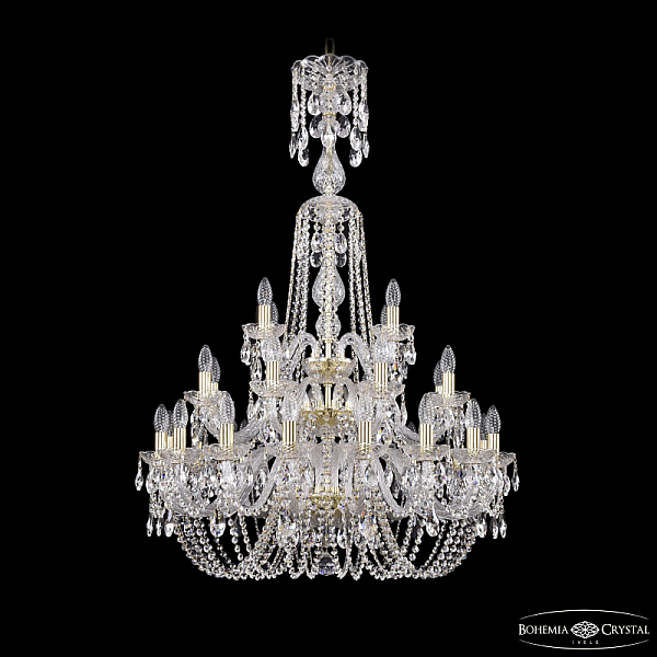 Подвесная люстра Bohemia Ivele 1402/16+8+4/300/XL-123/3d G