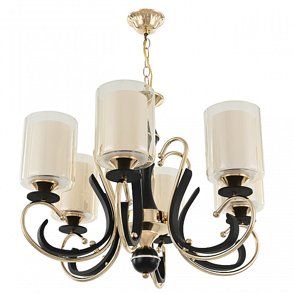 Подвесная люстра Arte Milano Florentia 302237/6 Bk/Gd